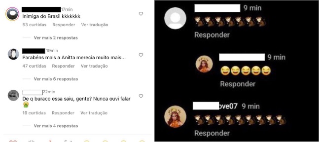 Usuários disparam comentários racistas e de ódio no perfil oficial da cantora Samara Joy no Instagram